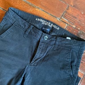 American eagle super stretch black pants